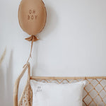 Ballon kussen - camel katoen image 4