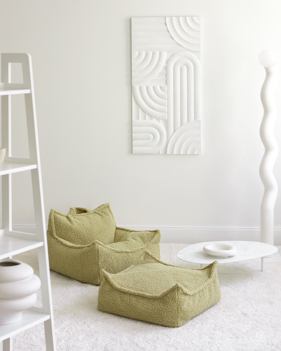 Wigiwama Zitzak voor Kinderen - Matcha Beanbag Chair image 11