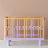 KARL & FRIC Ledikant Nox - Naturel met lila poten image 2