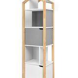 Boekenkast Juno met dakje - Grijs image 2