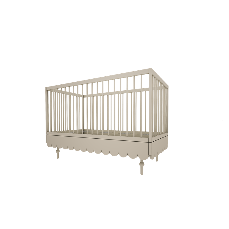 Wood Luck 2-in1 Ledikant Babushka - Olive image 0