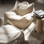 Wigiwama Zitzak voor Kinderen - Cream White Beanbag Chair image 5