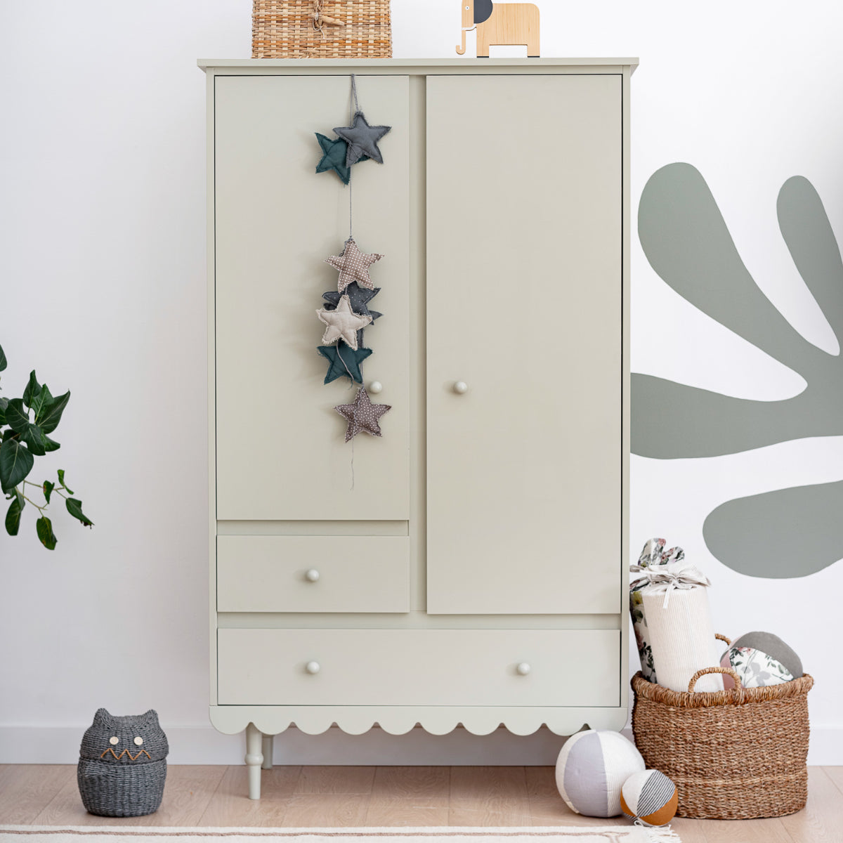 Wood Luck Kledingkast Babushka - Olive image 1