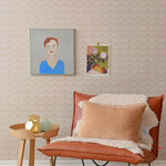 Majvillan Behang - Curtain - Greige Golden Brown image 5