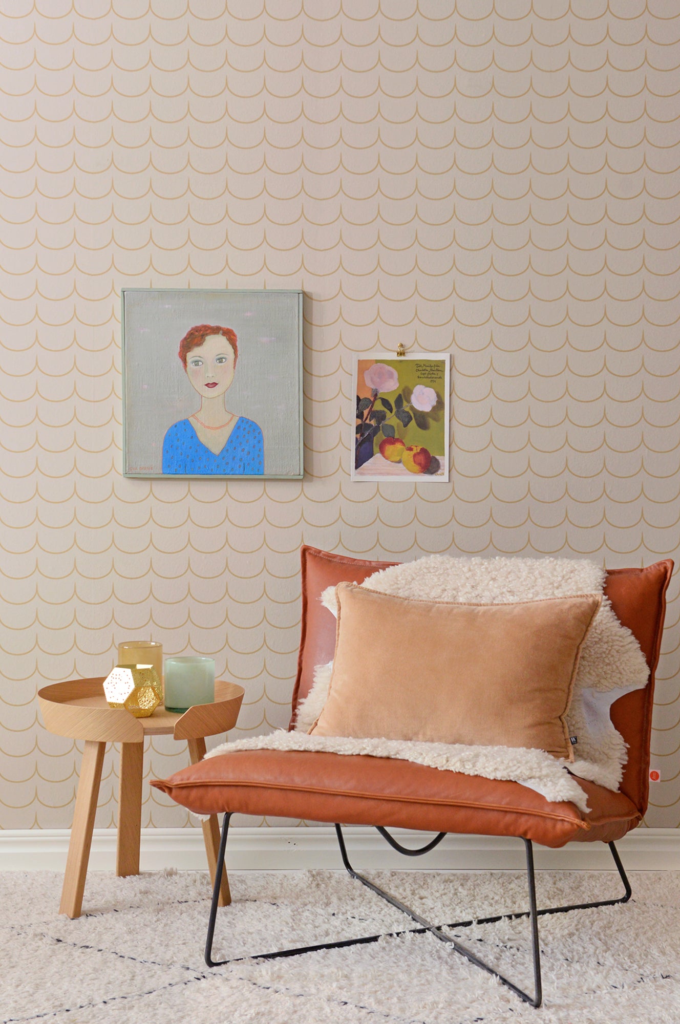 Majvillan Behang - Curtain - Greige Golden Brown image 5