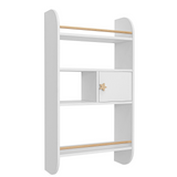 Wandrek Hout Pastel voor Kinderen - Wit image 0