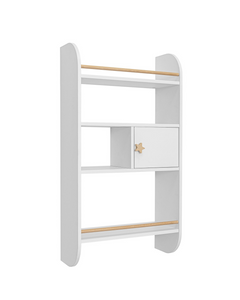 Wandrek Hout Pastel voor Kinderen - Wit image 0