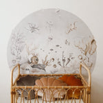 Fluwelen schelpkussen - beige pearl image 8