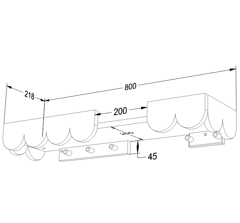 Wood Luck Wandplank Babushka - Olive image 2