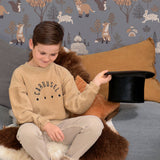 Majvillan Behang - Deep Forest - Midnight Blue image 3