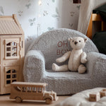 Teddy Stoel met Naam - Grijs image 0
