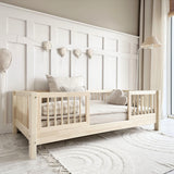 Bed Lourdes Natural - Middenopening - Aanpasbare maat image 0