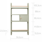Wandrek Hout Pastel voor Kinderen - Salie Groen image 6