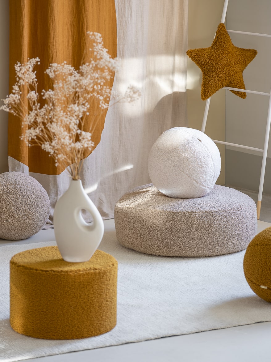 Wigiwama Kinderpoef - Biscuit Ottoman image 2