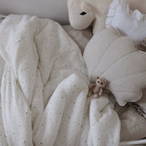 Linnen schelpkussen - zand image 4