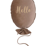 Ballon kussen deluxe - latte fluweel image 5