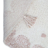 Nattiot - Vloerkleed Matten - Rond - Roze - ⌀110cm