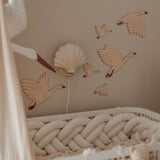 Houten Ganzen Muurdecoratie image 0