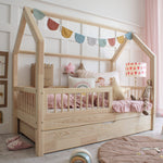 Bedhuisje Perle Natural met Lade - 90x190cm image 1