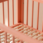 KARL & FRIC Ledikant Nox - Roze met rode poten - 60x120cm image 4