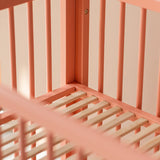 KARL & FRIC Ledikant Nox - Roze met rode poten - 60x120cm image 4