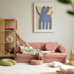 Wigiwama Teddy Kinderbank - Guava Pink - Sofa Speelbank image 4