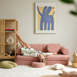 Wigiwama Teddy Kinderbank - Guava Pink - Sofa Speelbank image 4