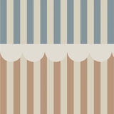 Dekornik Behang - Simple Rustic - Beige Blauw