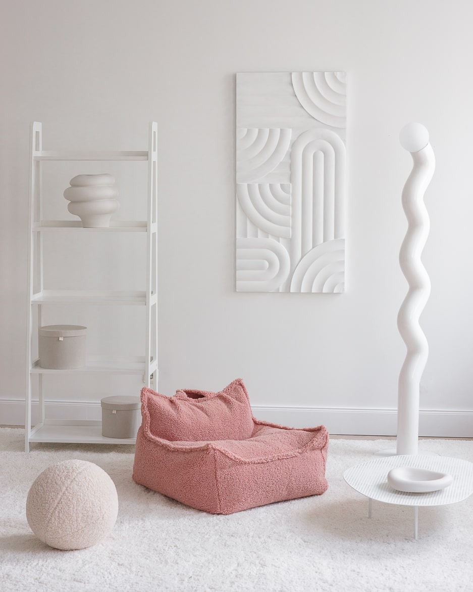 Wigiwama Zitzak voor Kinderen - Guava Pink Beanbag Chair image 2