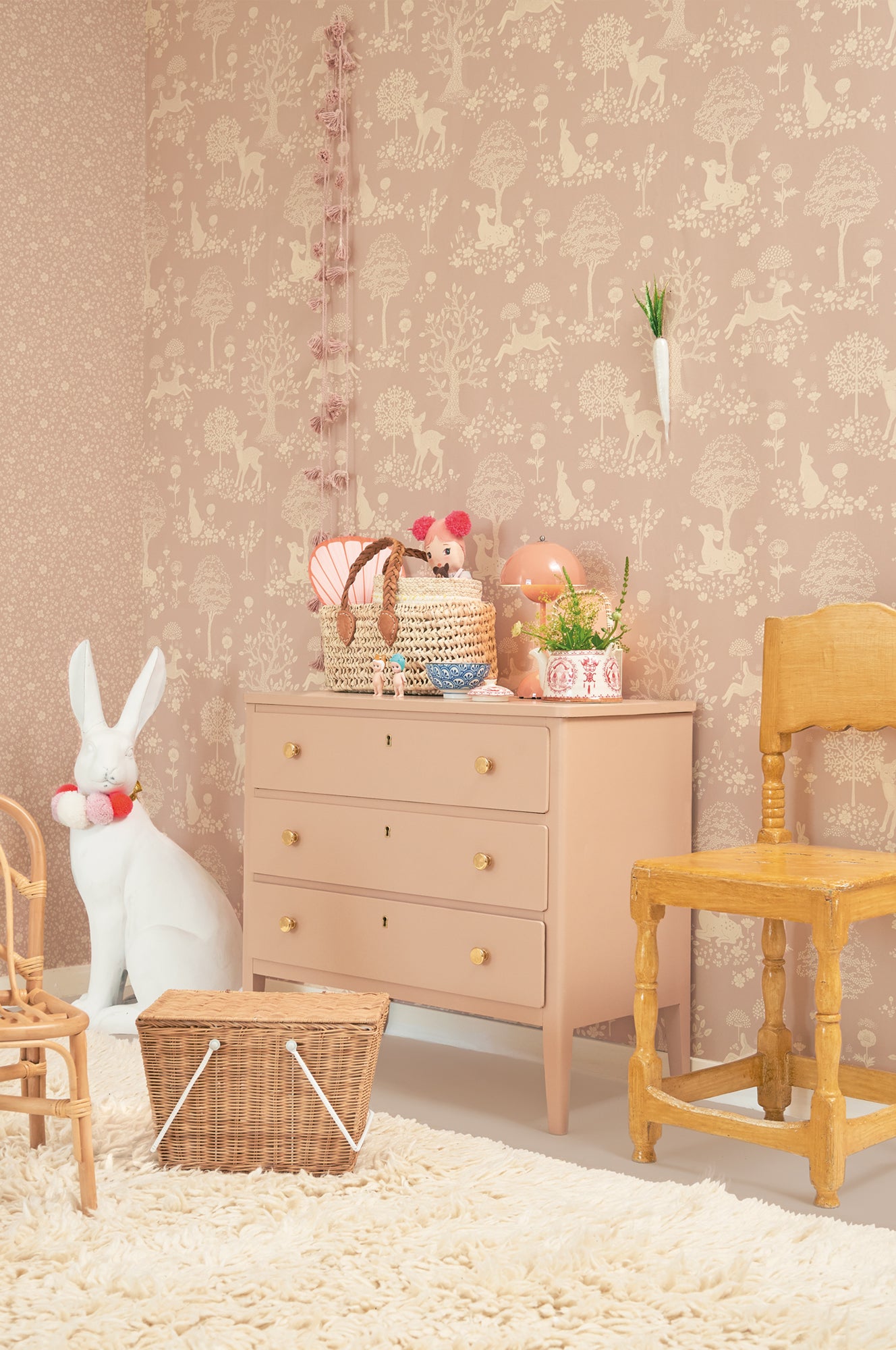 Majvillan Behang - Summer Fields - Dreamy Lilac image 6