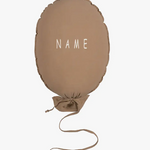 Ballon kussen - camel katoen image 1