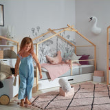 Boekenkast Juno met dakje - Roze image 4