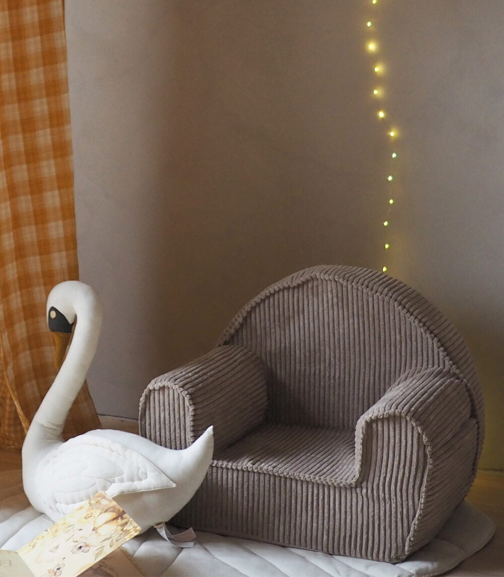 Rib Cord Stoel - Sugar Brown image 0