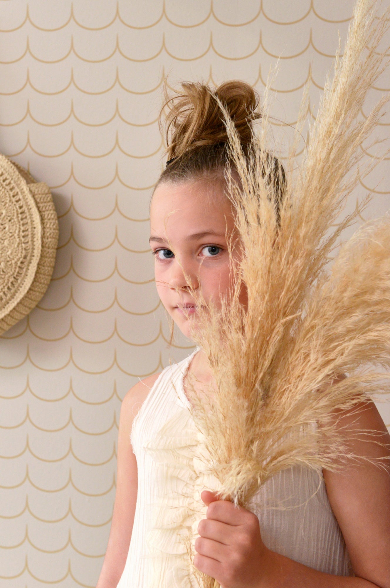 Majvillan Behang - Curtain - Greige Golden Brown image 3