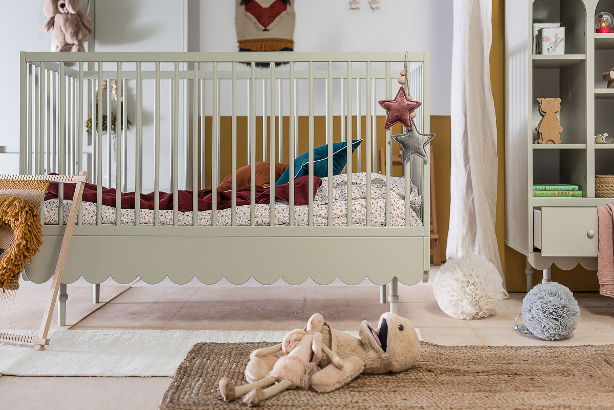 Wood Luck 2-in1 Ledikant Babushka - Olive image 4