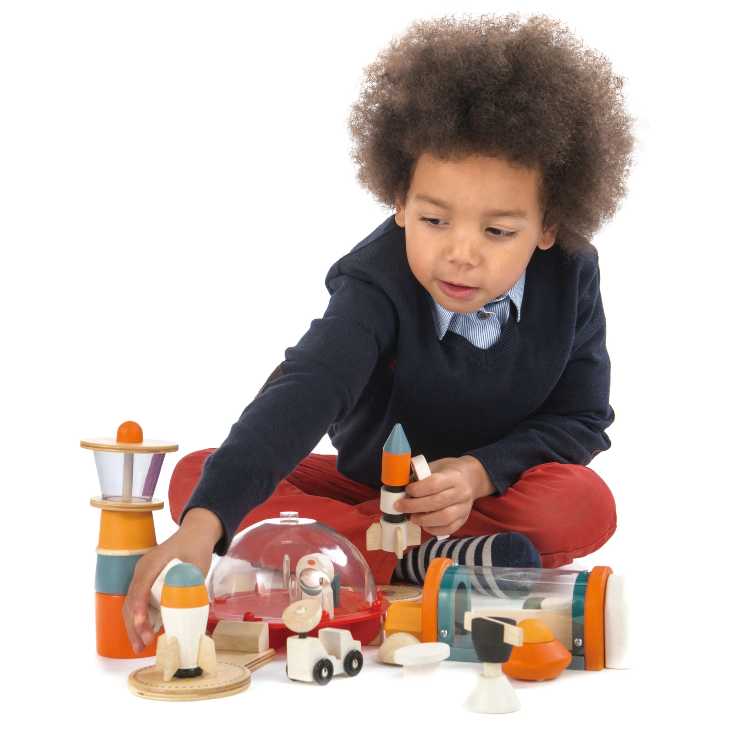 Tender Leaf Toys - Leven op Mars - Ruimtestation - Hout image 1