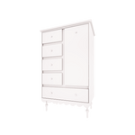 Wood Luck Hoge Ladekast Babushka - Wit image 0