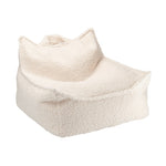 Wigiwama Zitzak voor Kinderen - Cream White Beanbag Chair image 0