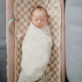 Mushie Swaddle - Bees - 120x120cm image 2