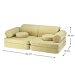 Wigiwama Teddy Kinderbank - Matcha Settee - Sofa Speelbank image 6