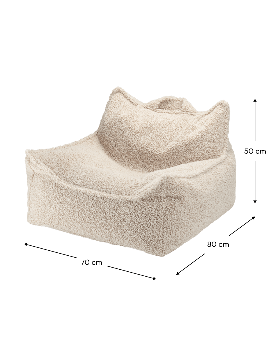 Wigiwama Zitzak voor Kinderen - Biscuit Beanbag Chair image 8