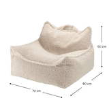 Wigiwama Zitzak voor Kinderen - Biscuit Beanbag Chair image 8