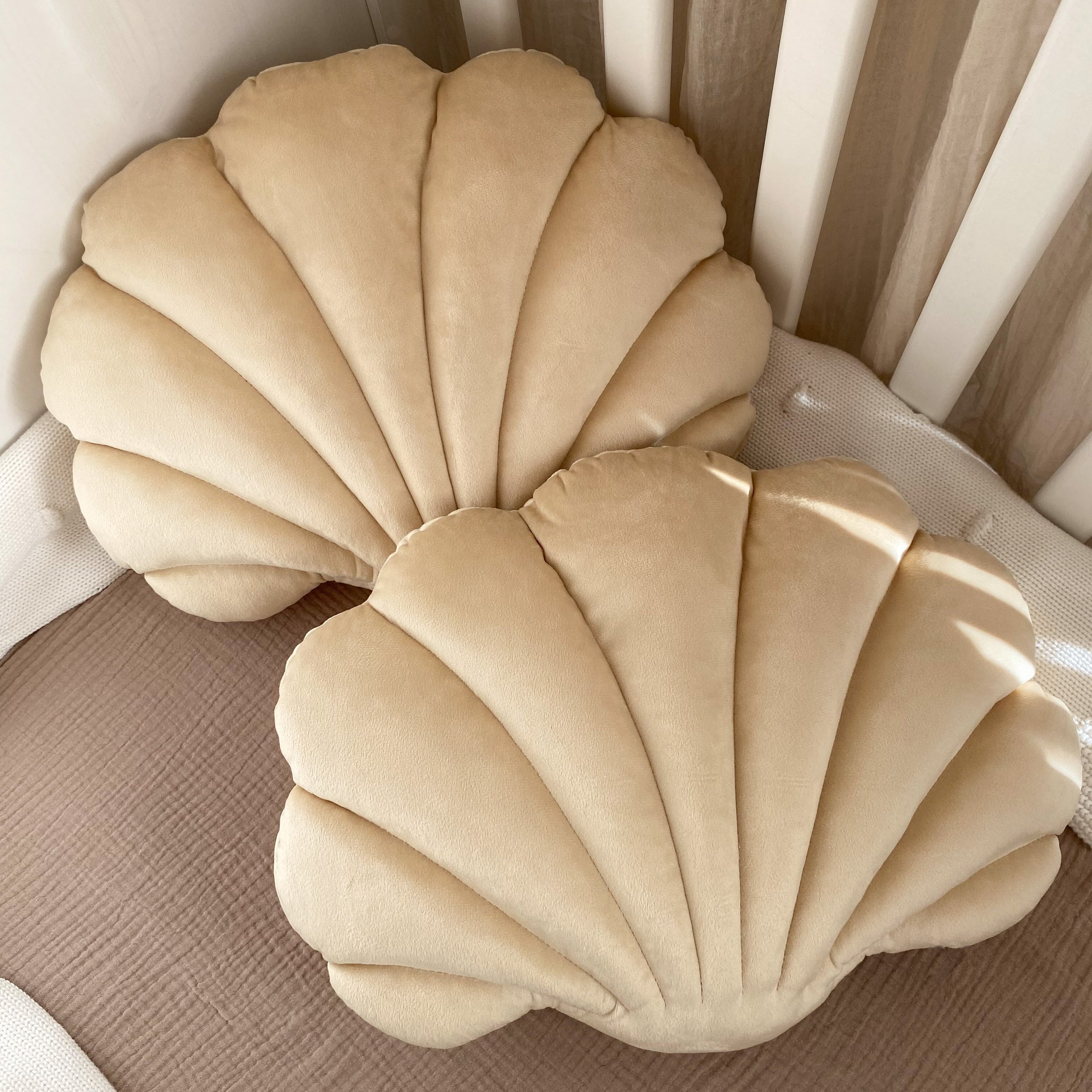 Schelp kussen - crème image 0