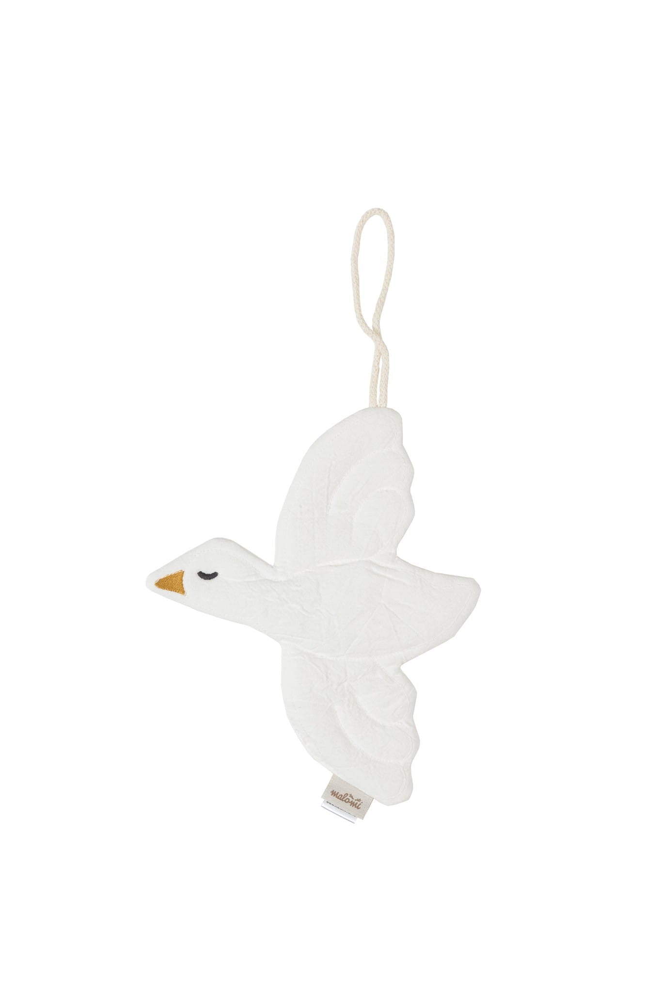 Speenkoord - Malomi Speendoekje - Vogel - Ecru image 0