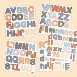 Ferflex Magnetische letters - karamel blauw - set van 125 magneten