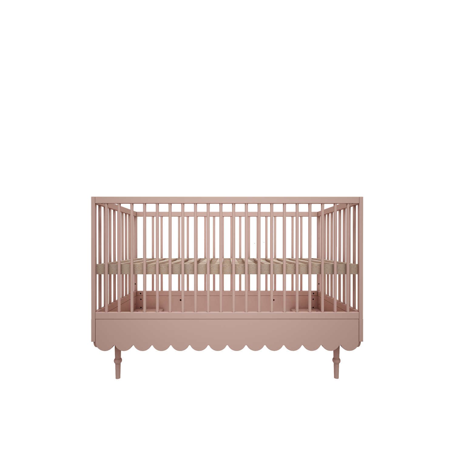 Wood Luck 2-in1 Ledikant Babushka - Roze image 1