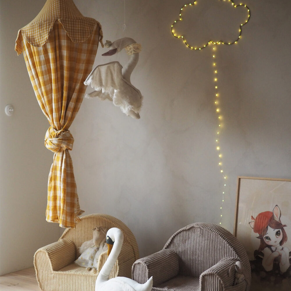 Bedhemel - Geel Ruitjes image 1