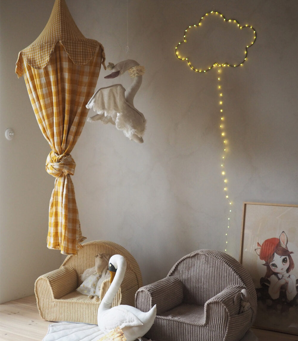 Bedhemel - Geel Ruitjes image 1