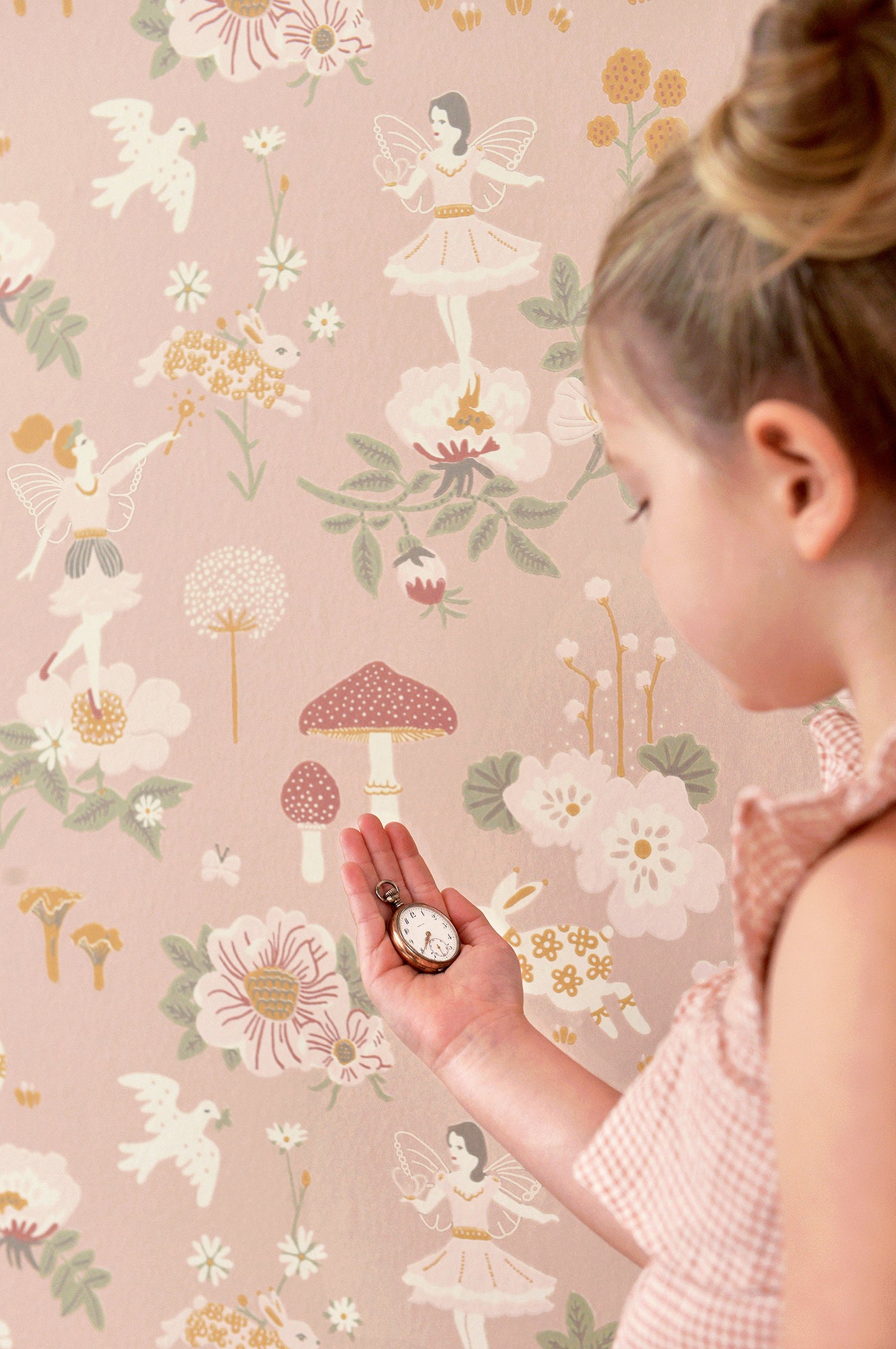 Majvillan Behang - Old Garden - Dusty Rose image 5