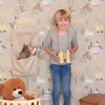 Majvillan Behang - Deep Forest - Soft Beige image 5